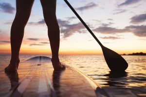 Paddle boarding